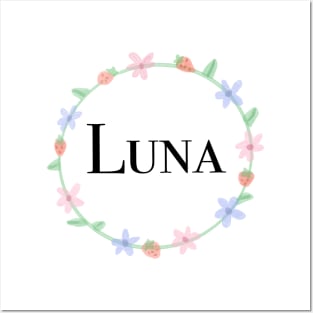 Luna ñame design Posters and Art